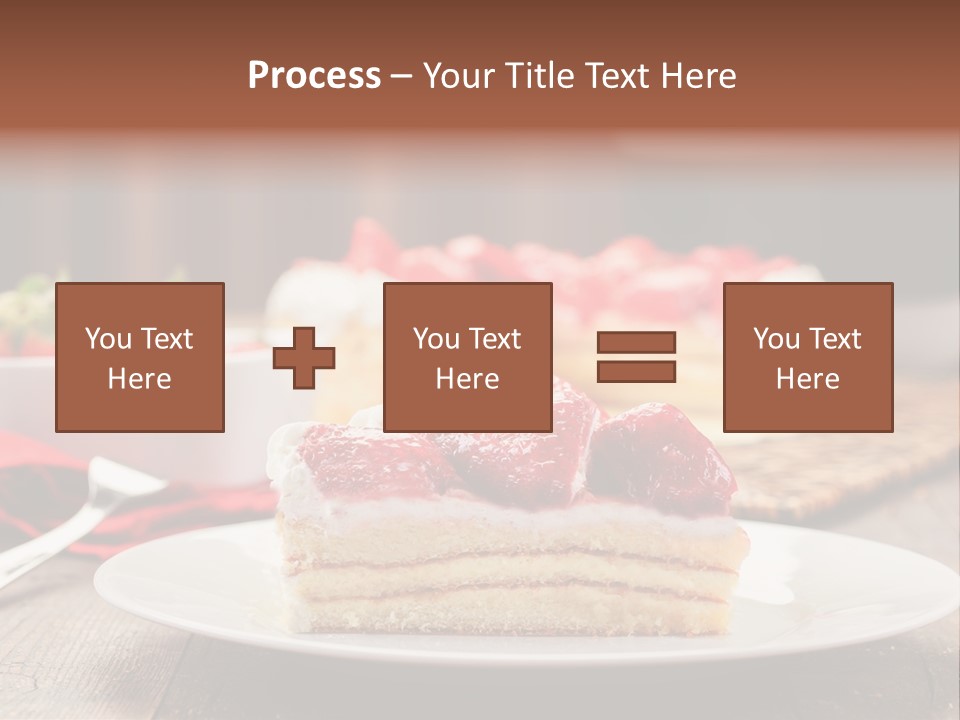 Eating Slice Sweet PowerPoint Template