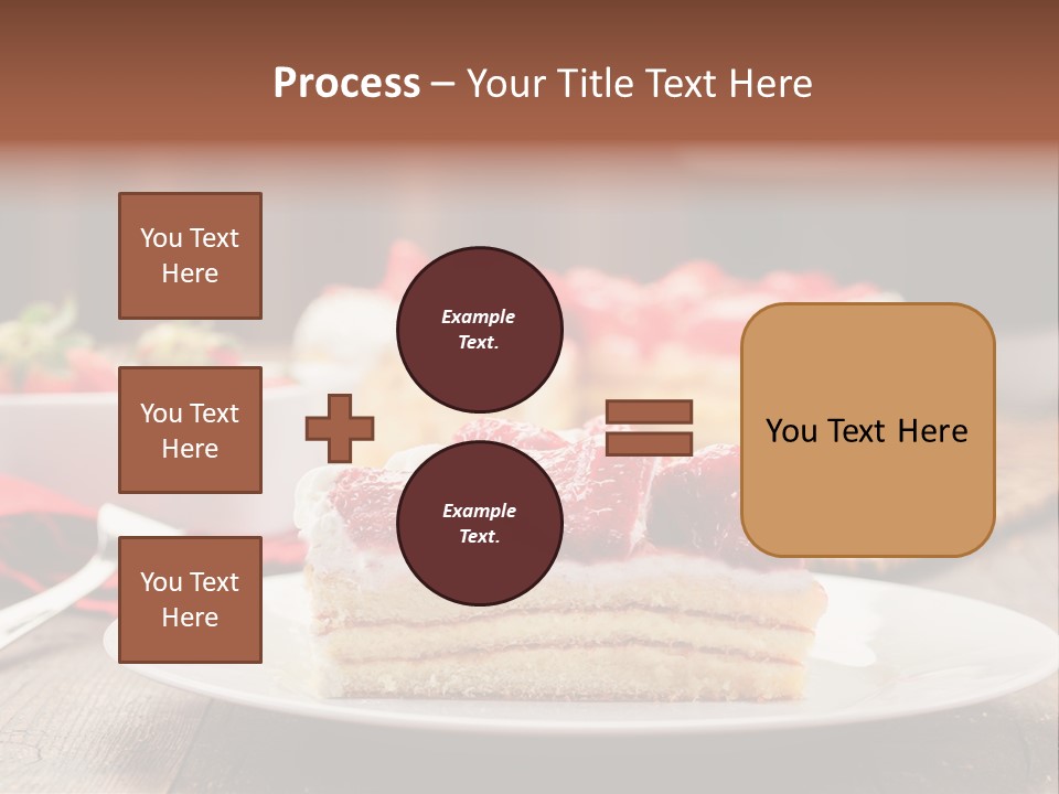 Eating Slice Sweet PowerPoint Template