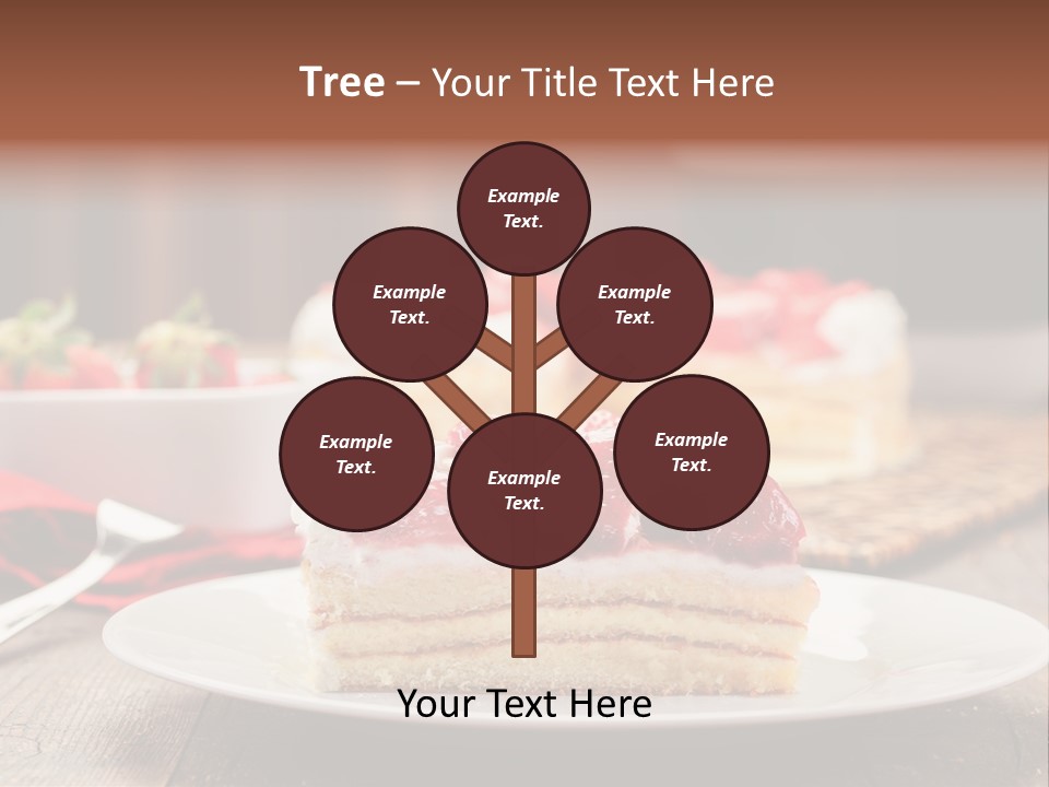 Eating Slice Sweet PowerPoint Template