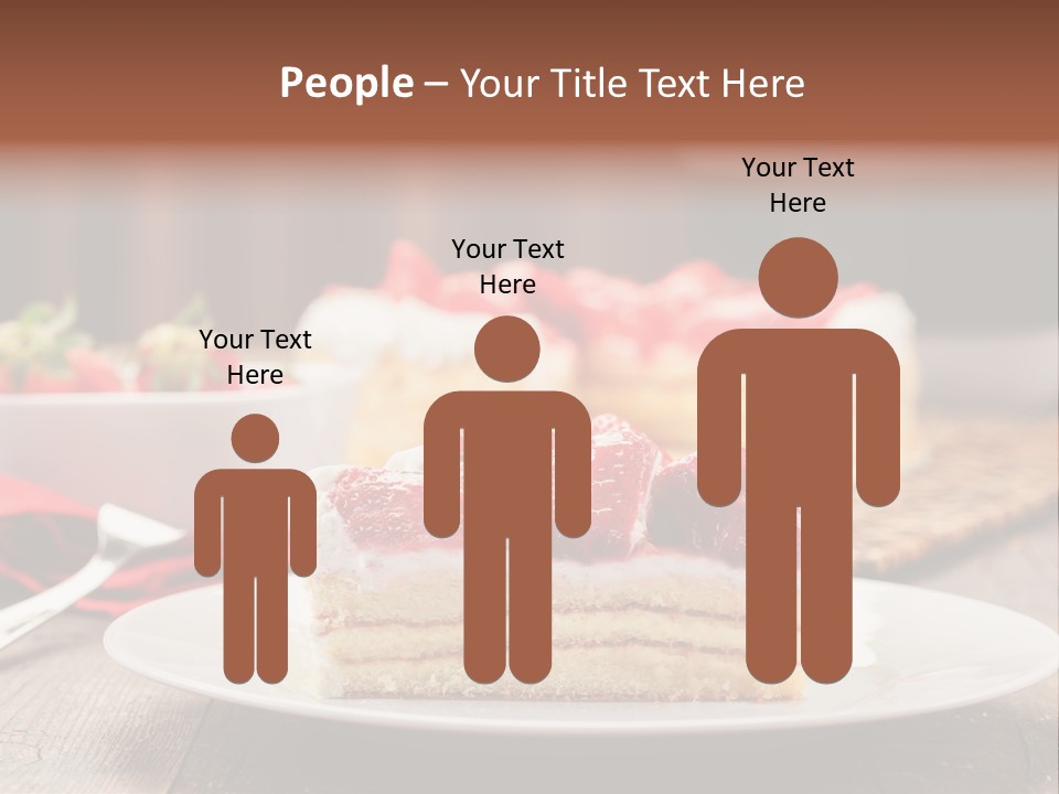 Eating Slice Sweet PowerPoint Template