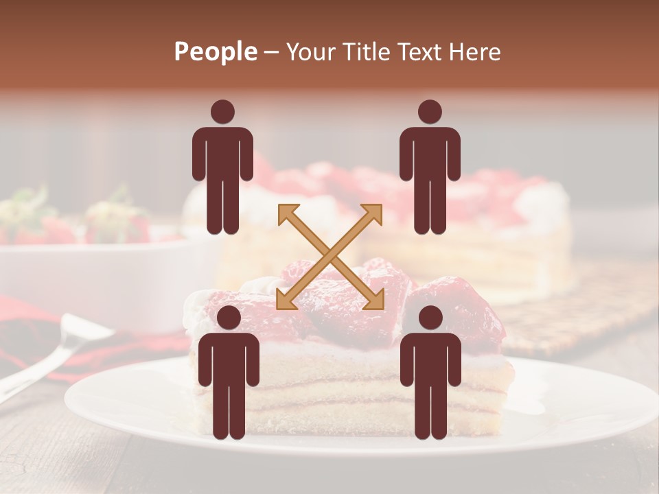 Eating Slice Sweet PowerPoint Template