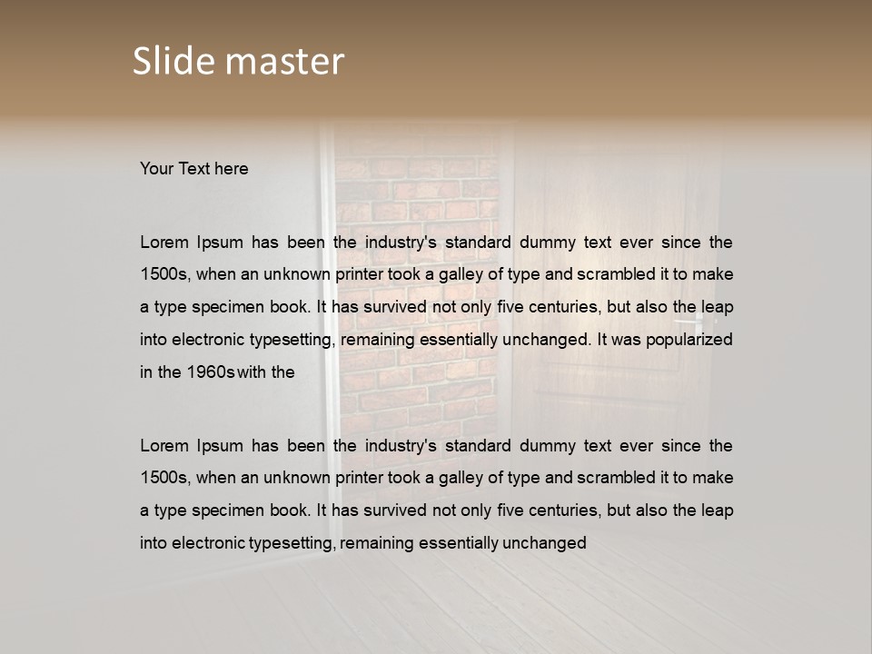 Prisoner Prison Interior PowerPoint Template