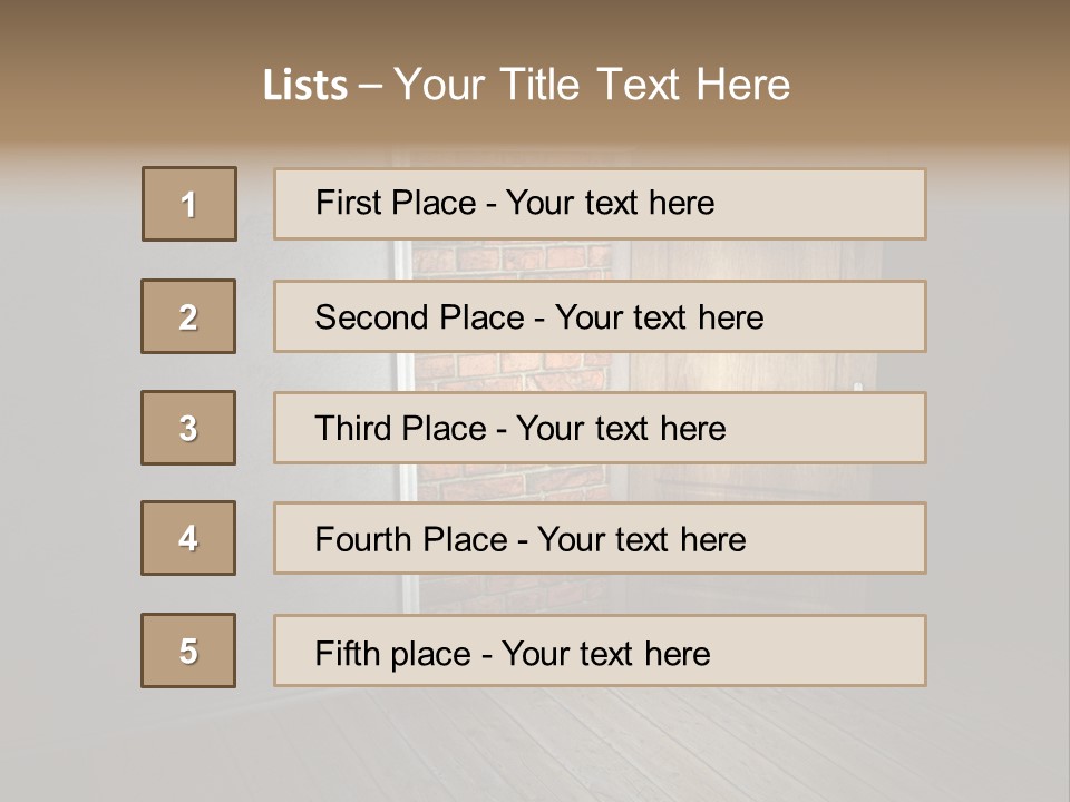 Prisoner Prison Interior PowerPoint Template