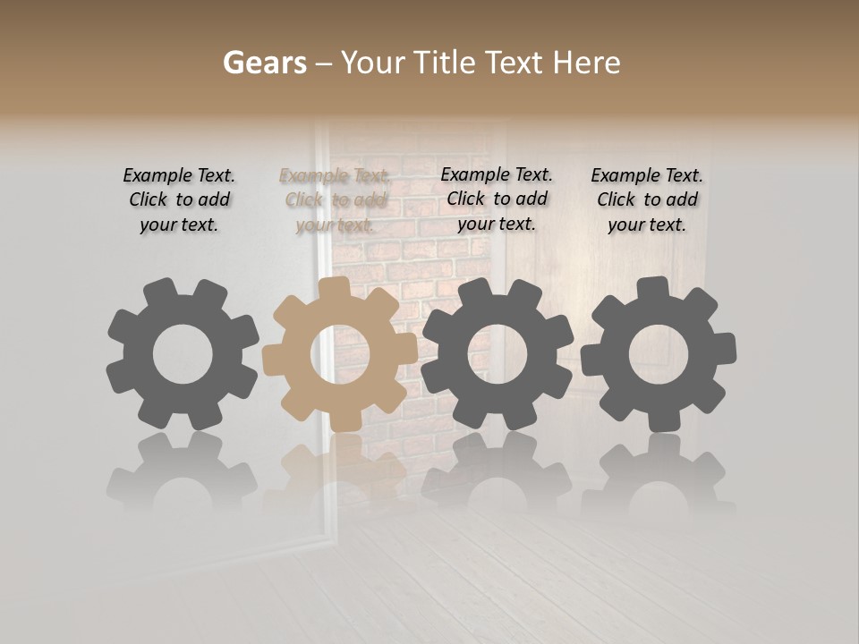 Prisoner Prison Interior PowerPoint Template