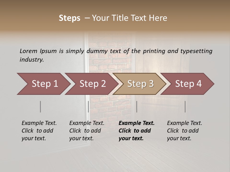 Prisoner Prison Interior PowerPoint Template