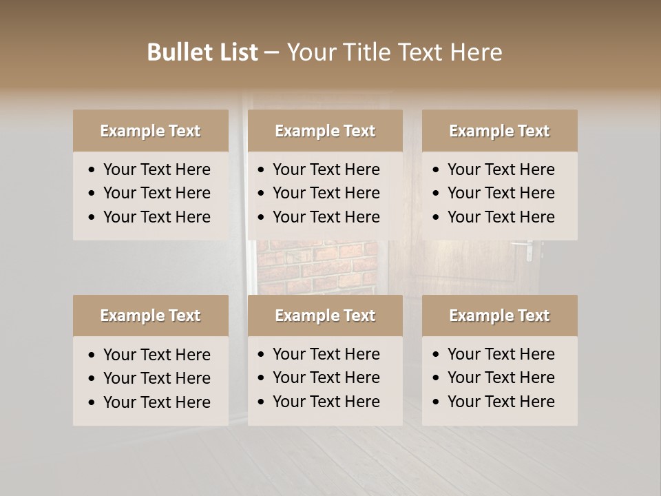 Prisoner Prison Interior PowerPoint Template