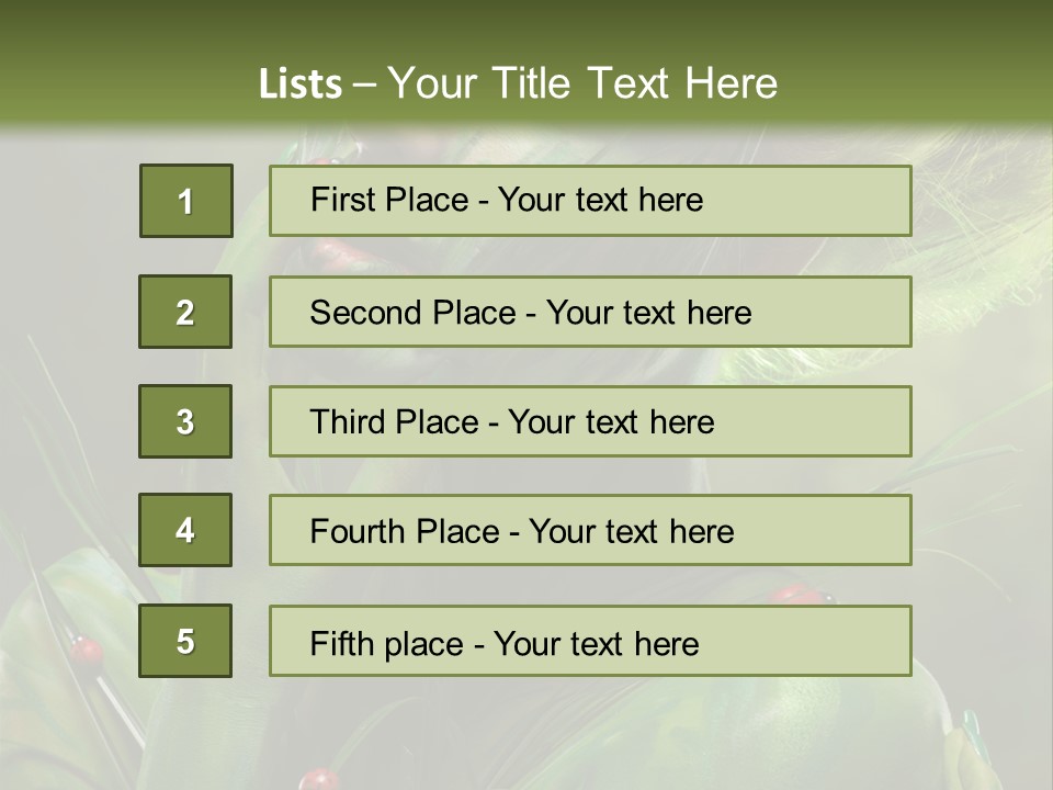 Face Blonde Paint PowerPoint Template