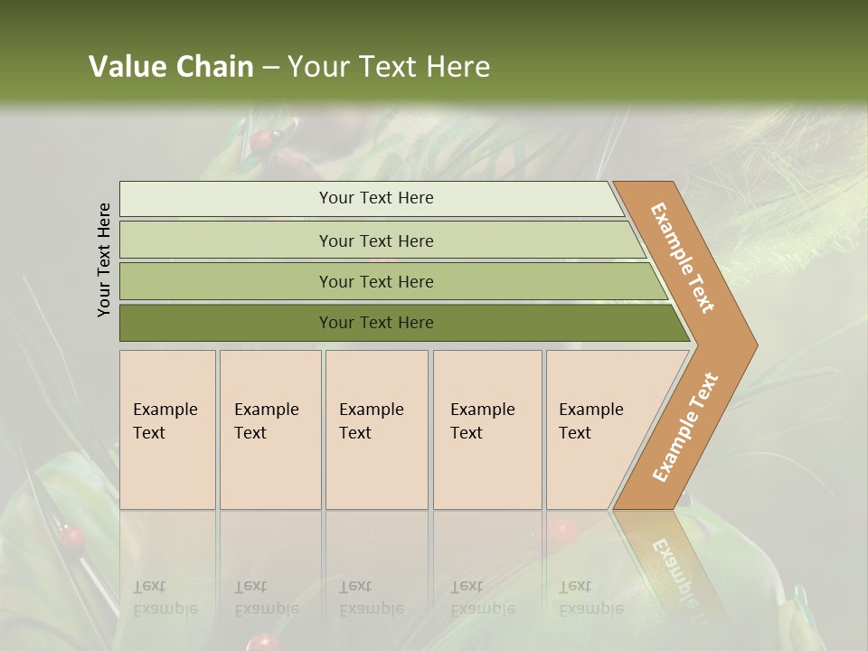 Face Blonde Paint PowerPoint Template