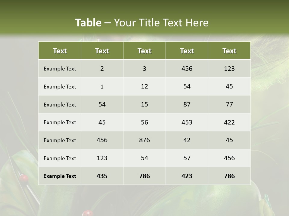 Face Blonde Paint PowerPoint Template