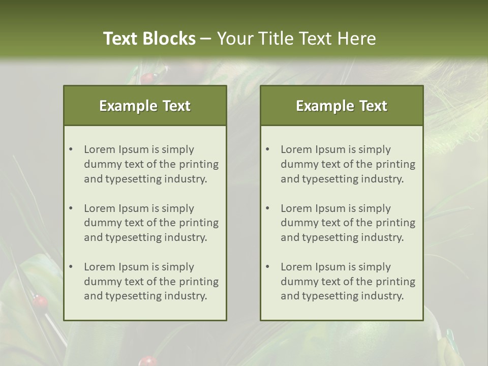 Face Blonde Paint PowerPoint Template