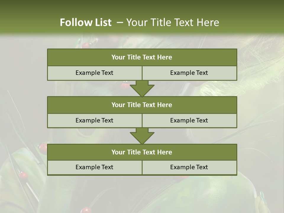 Face Blonde Paint PowerPoint Template