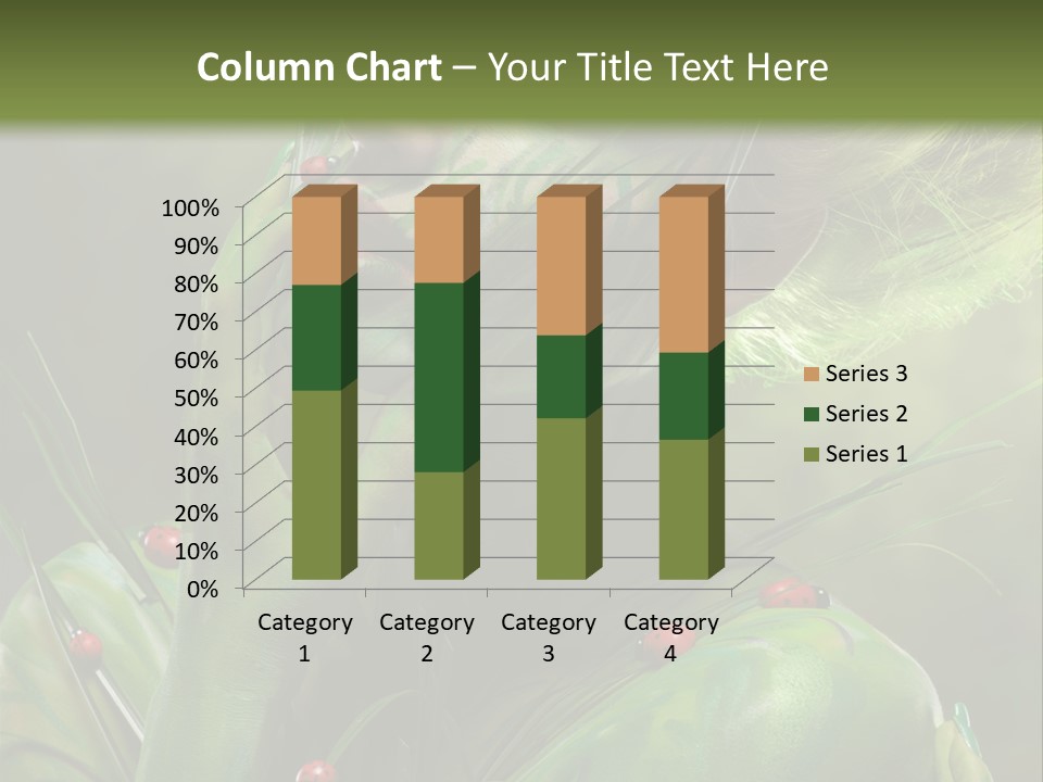 Face Blonde Paint PowerPoint Template