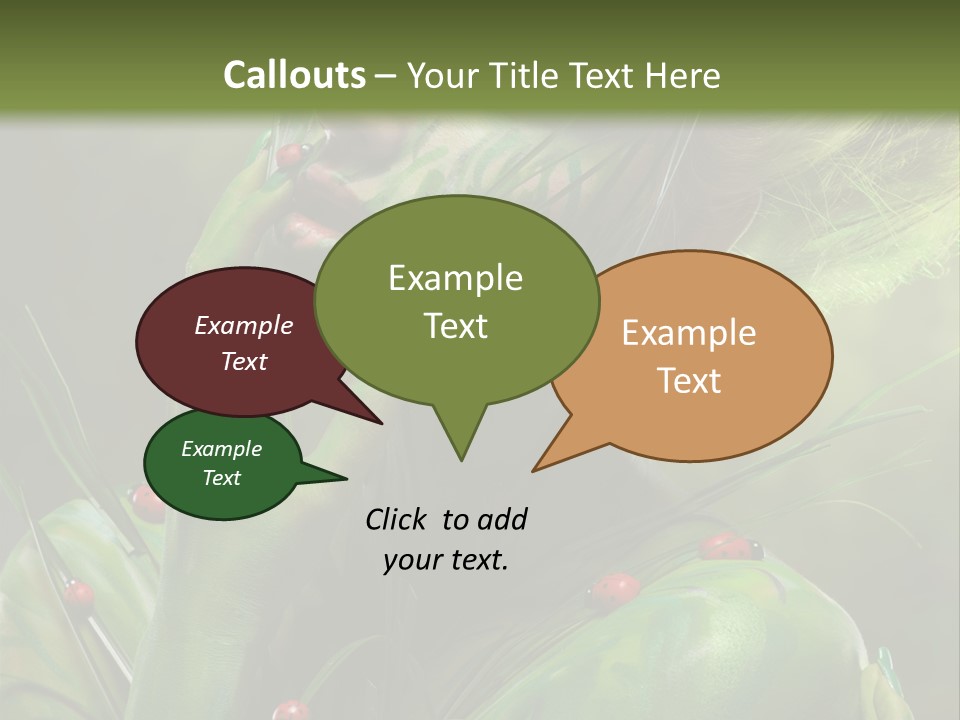 Face Blonde Paint PowerPoint Template