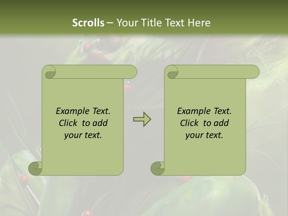 Face Blonde Paint PowerPoint Template