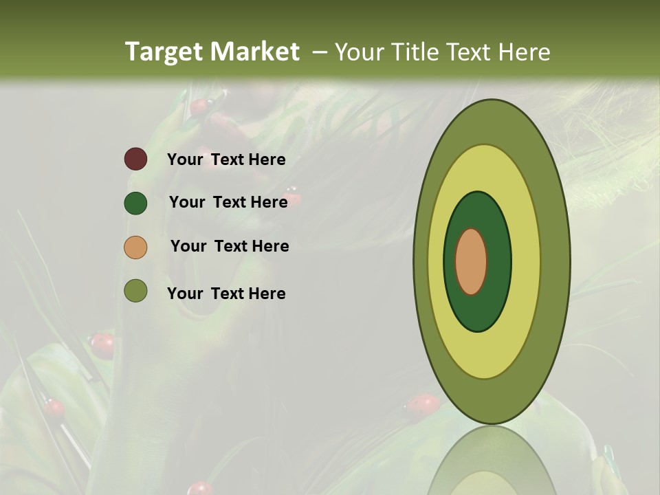 Face Blonde Paint PowerPoint Template