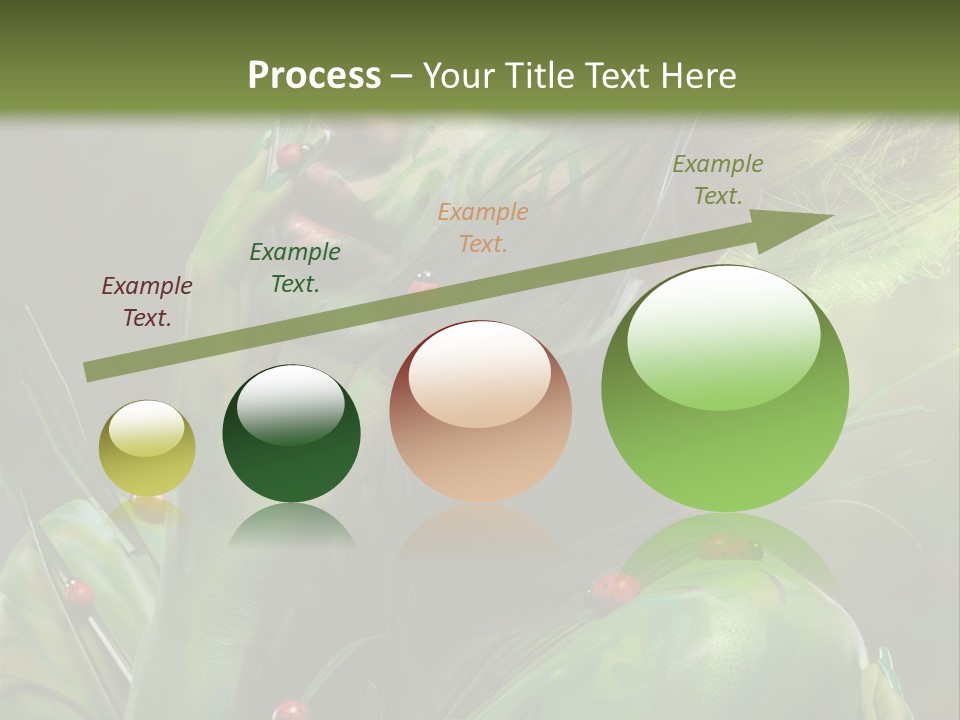 Face Blonde Paint PowerPoint Template