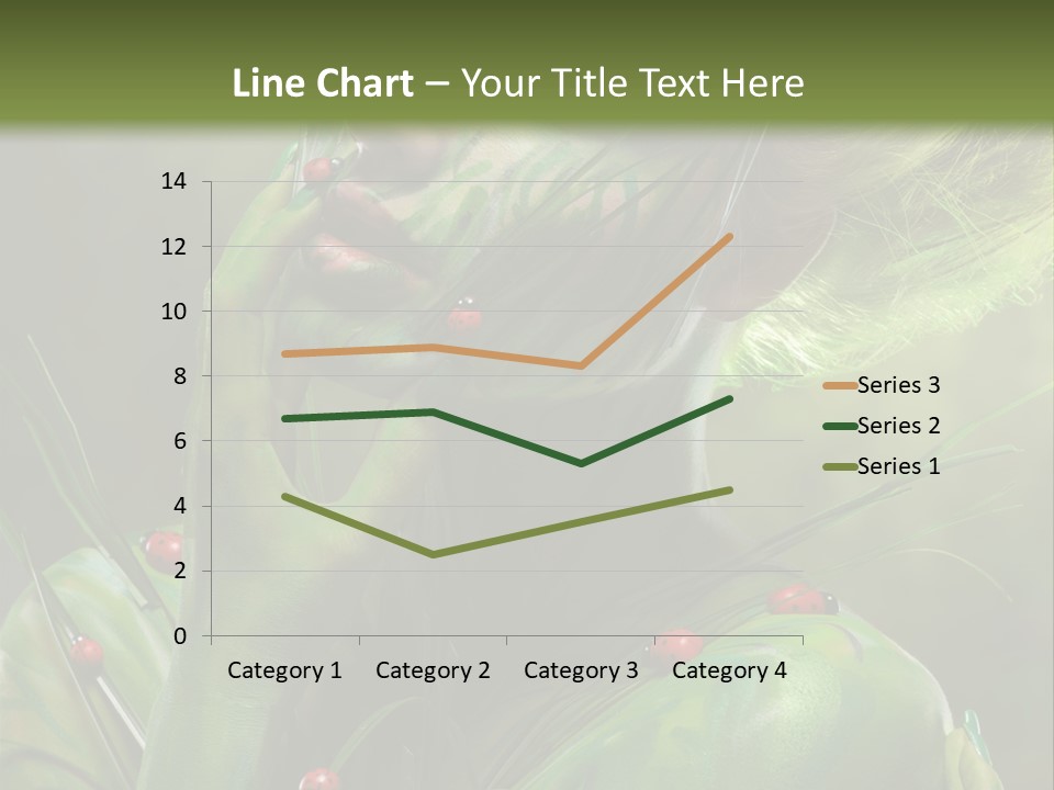 Face Blonde Paint PowerPoint Template