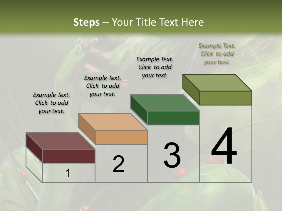 Face Blonde Paint PowerPoint Template