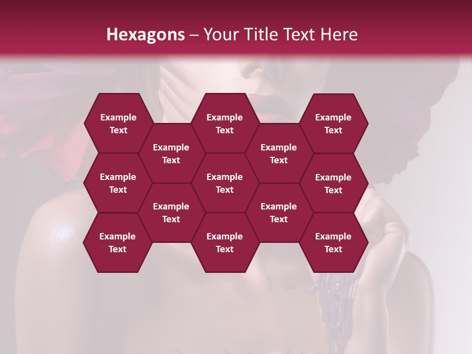 Beautiful White Woman PowerPoint Template