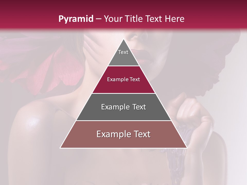 Beautiful White Woman PowerPoint Template