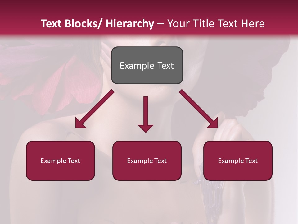 Beautiful White Woman PowerPoint Template