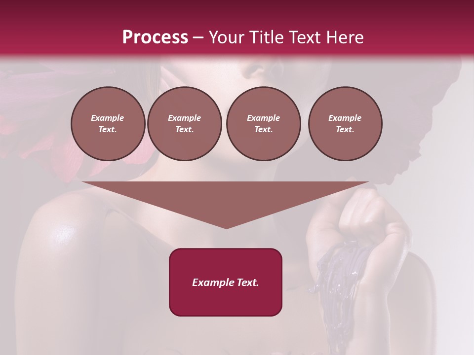 Beautiful White Woman PowerPoint Template