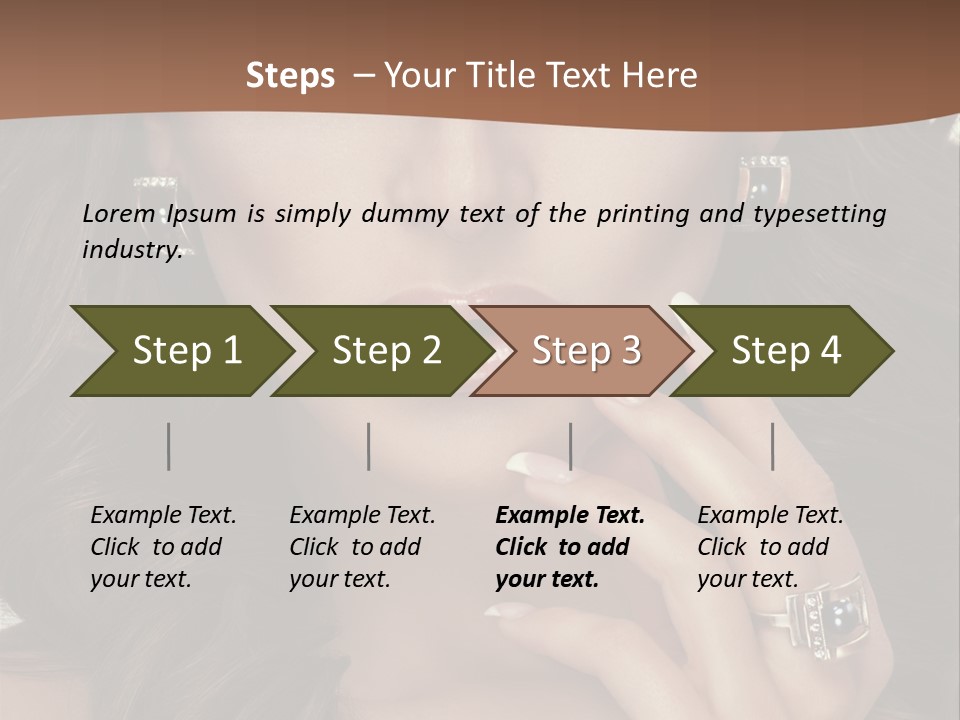Visage Body Studio PowerPoint Template