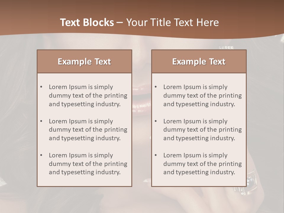 Visage Body Studio PowerPoint Template