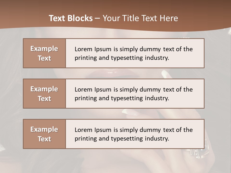 Visage Body Studio PowerPoint Template