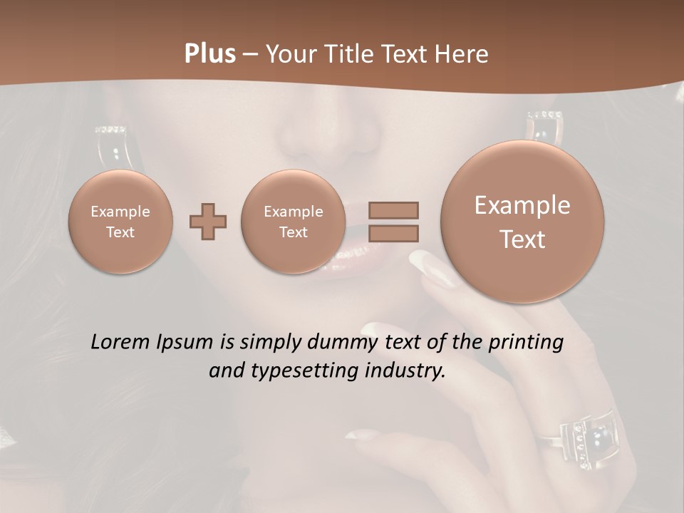 Visage Body Studio PowerPoint Template