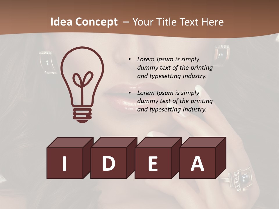 Visage Body Studio PowerPoint Template