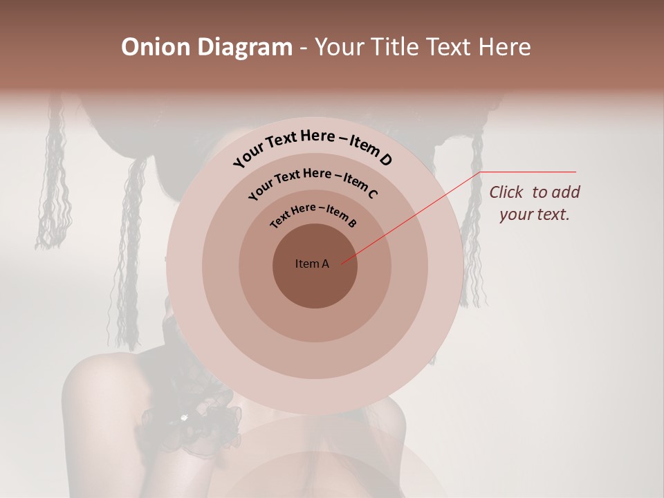 Hairstyle Cosmetics Black PowerPoint Template