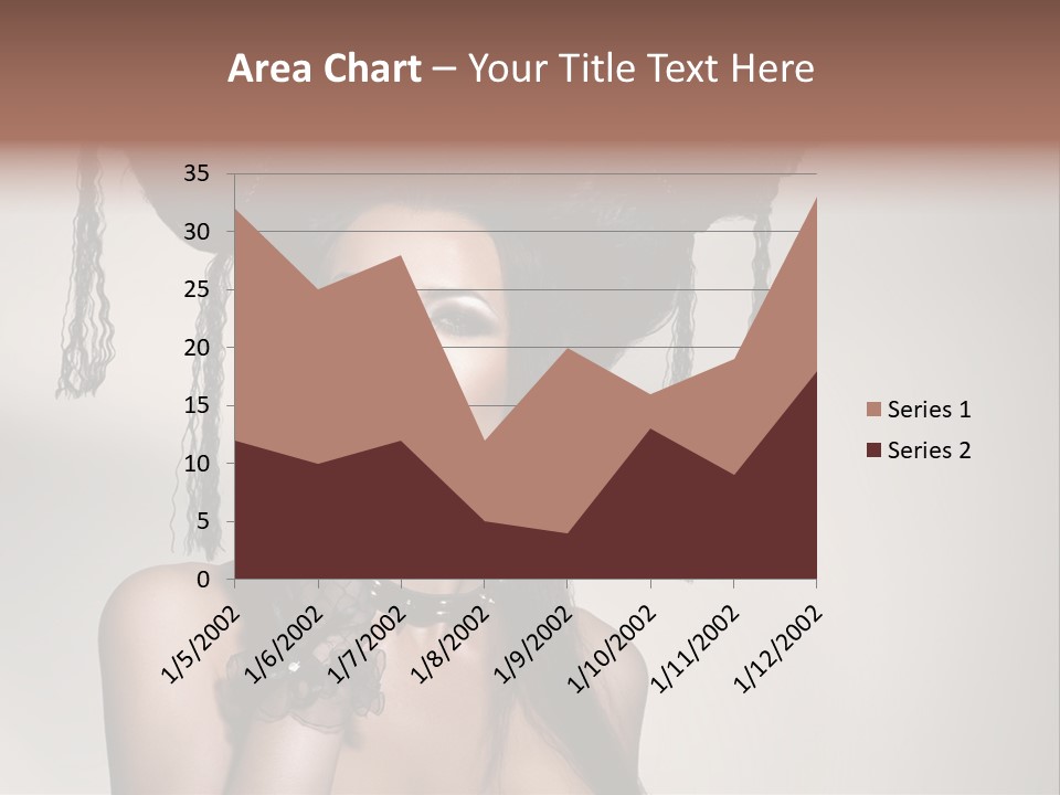 Hairstyle Cosmetics Black PowerPoint Template