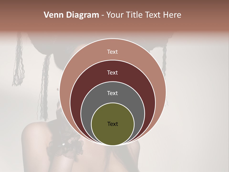 Hairstyle Cosmetics Black PowerPoint Template