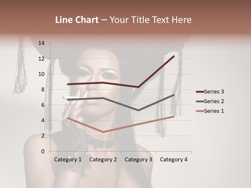 Hairstyle Cosmetics Black PowerPoint Template