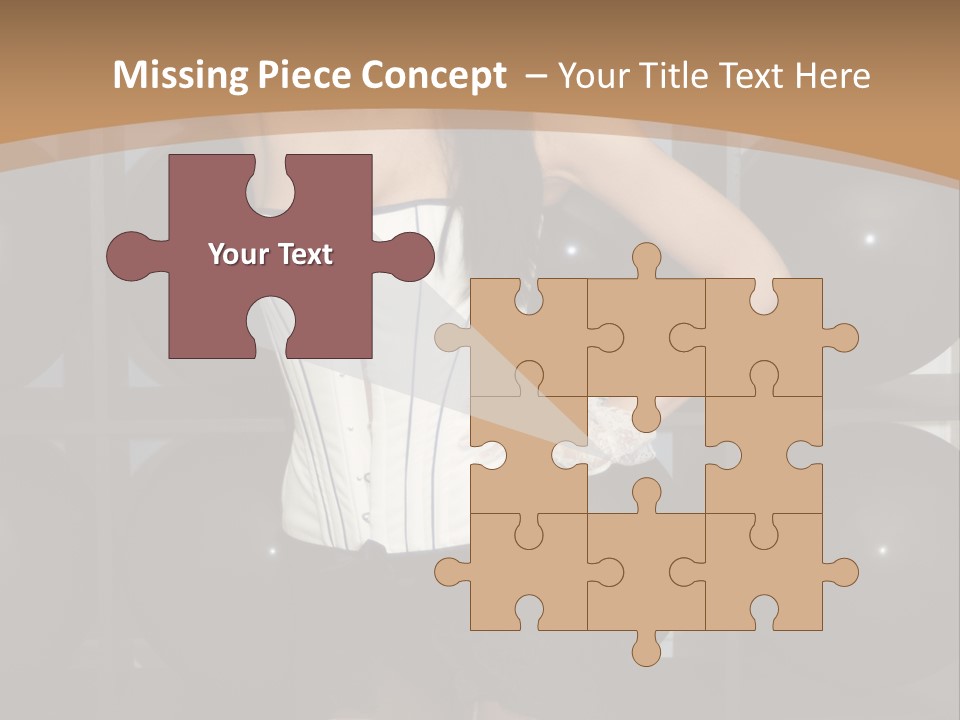 Elegant Girl Corset PowerPoint Template