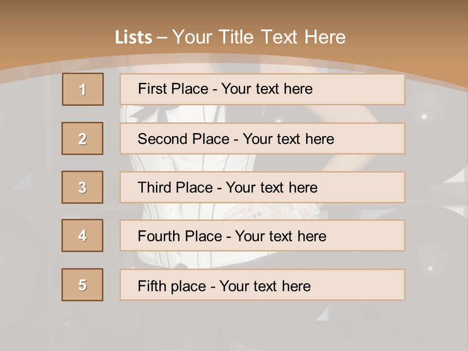 Elegant Girl Corset PowerPoint Template
