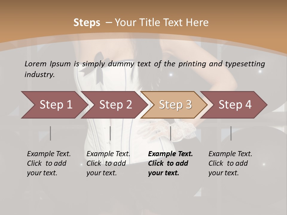Elegant Girl Corset PowerPoint Template