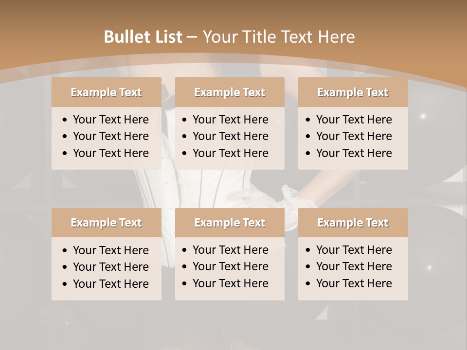 Elegant Girl Corset PowerPoint Template