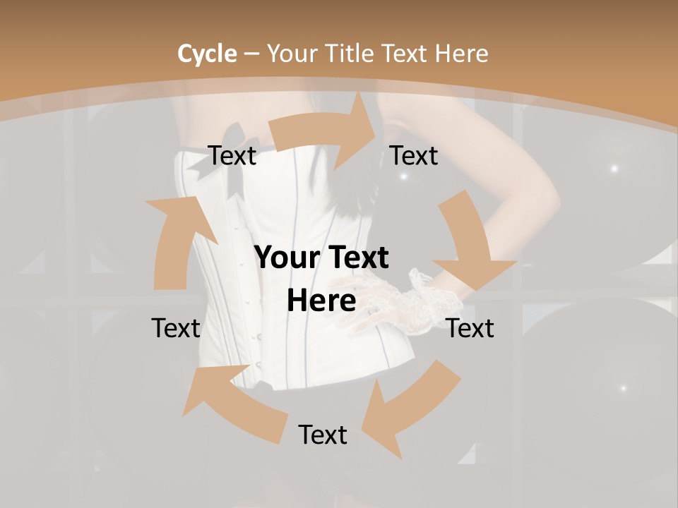 Elegant Girl Corset PowerPoint Template