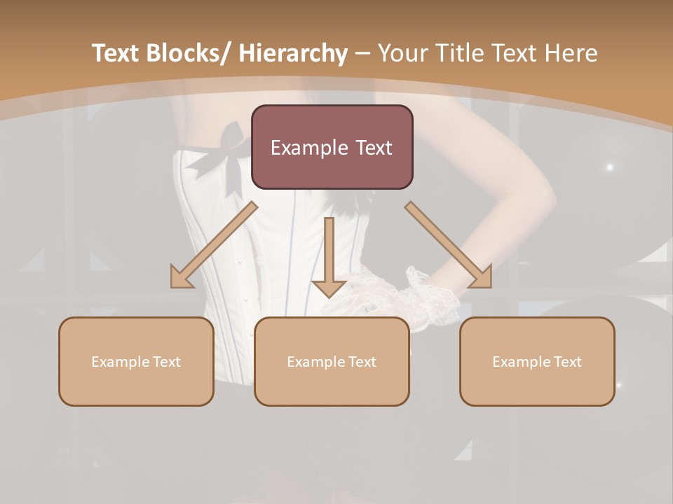 Elegant Girl Corset PowerPoint Template