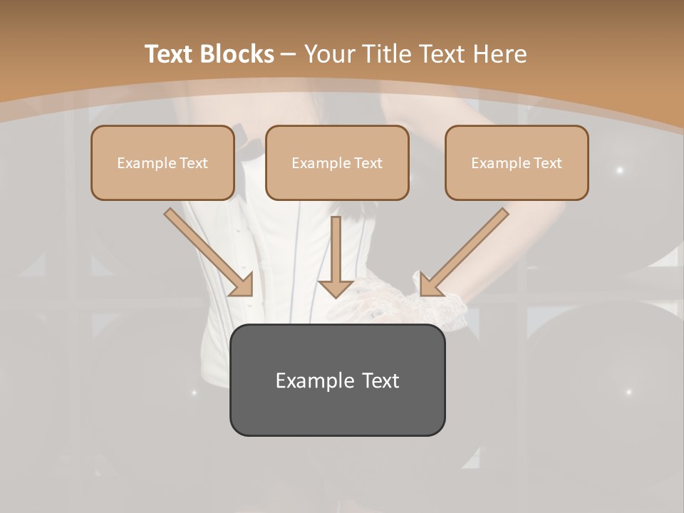 Elegant Girl Corset PowerPoint Template