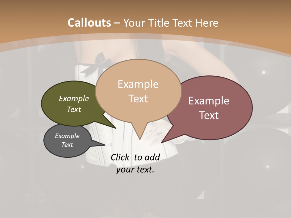 Elegant Girl Corset PowerPoint Template
