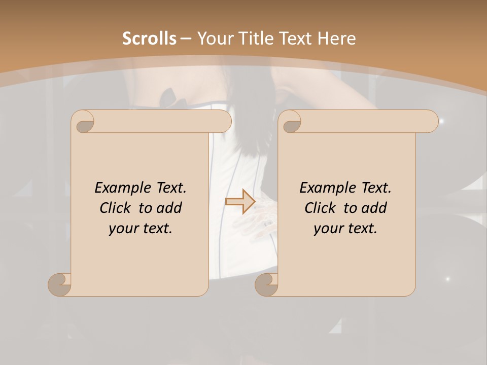Elegant Girl Corset PowerPoint Template