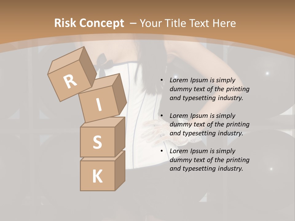 Elegant Girl Corset PowerPoint Template