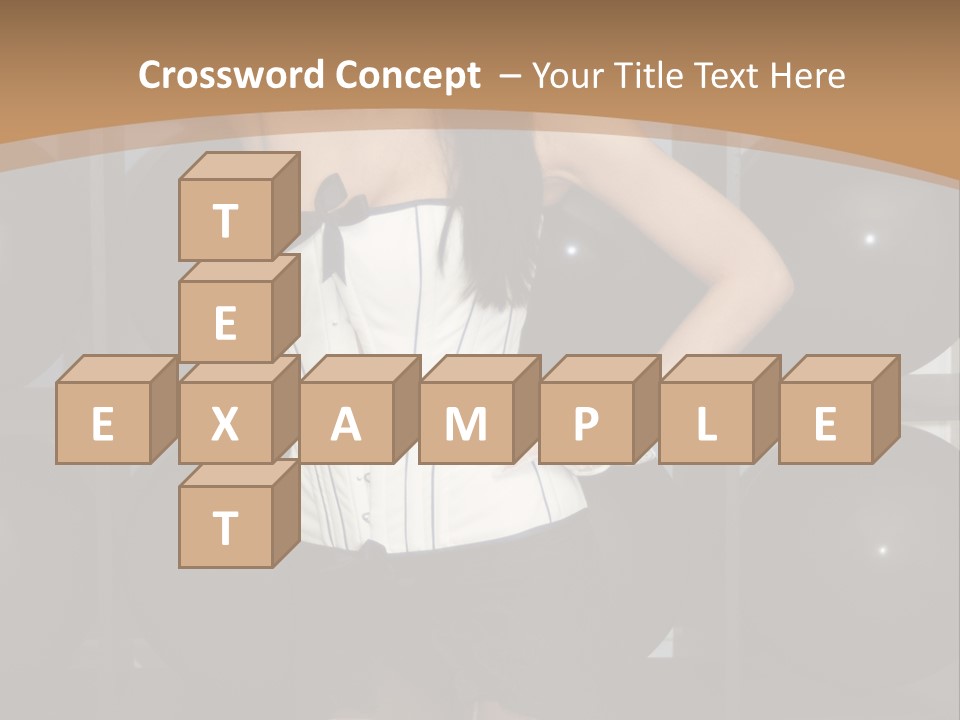 Elegant Girl Corset PowerPoint Template