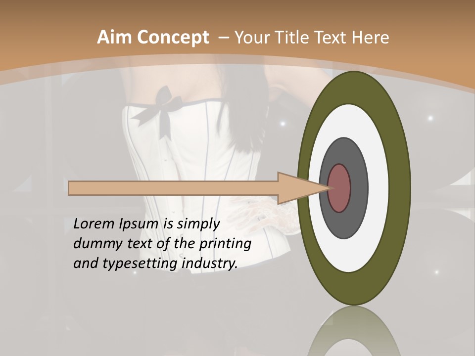 Elegant Girl Corset PowerPoint Template