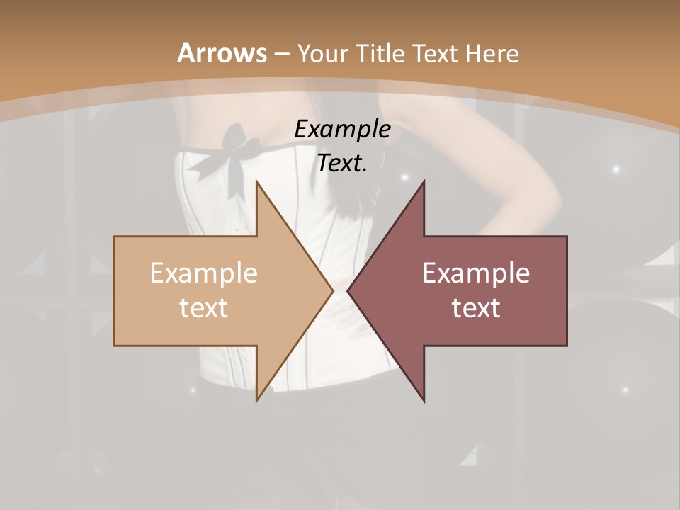 Elegant Girl Corset PowerPoint Template