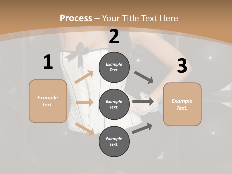 Elegant Girl Corset PowerPoint Template