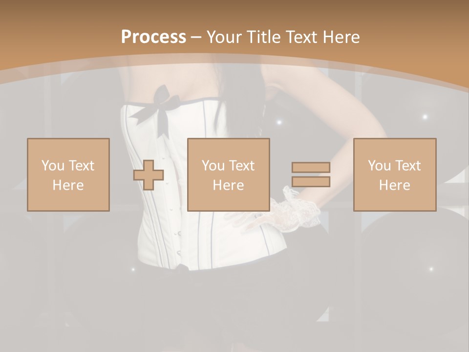 Elegant Girl Corset PowerPoint Template